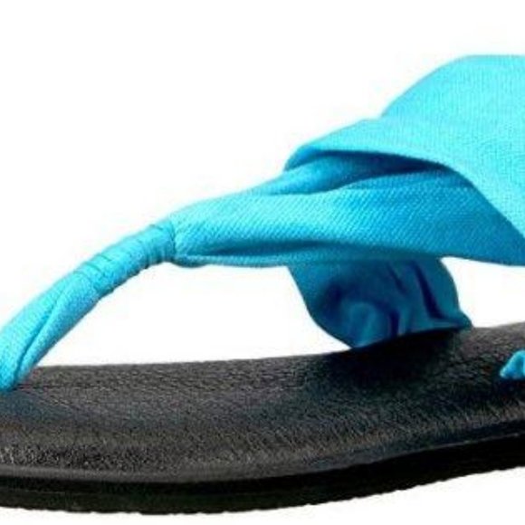 Sanuk Shoes - Yoga Sling 2 Solid Vintage Sandal Aqua 9